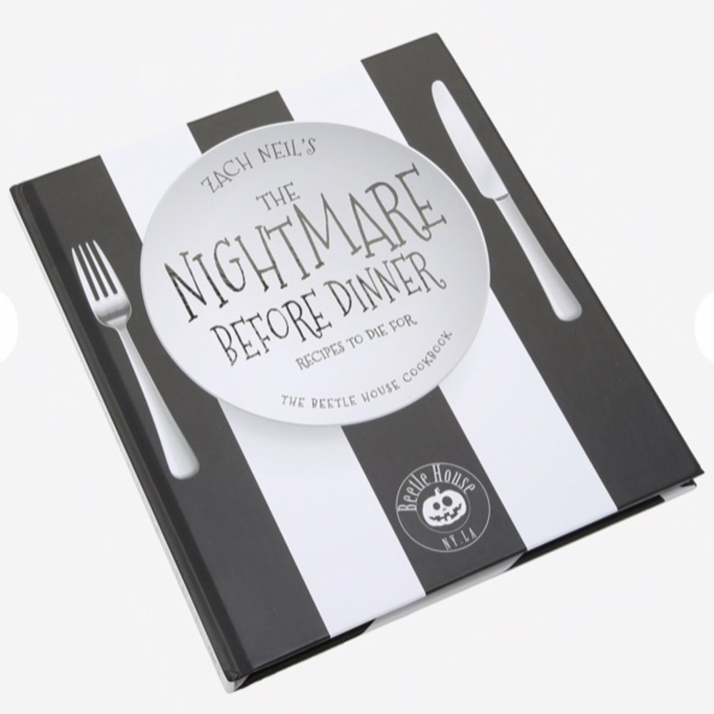 TIM BURTON THE NIGHTMARE BEFORE DINNER The Beetle House COOKBOOK by Zach Neil!